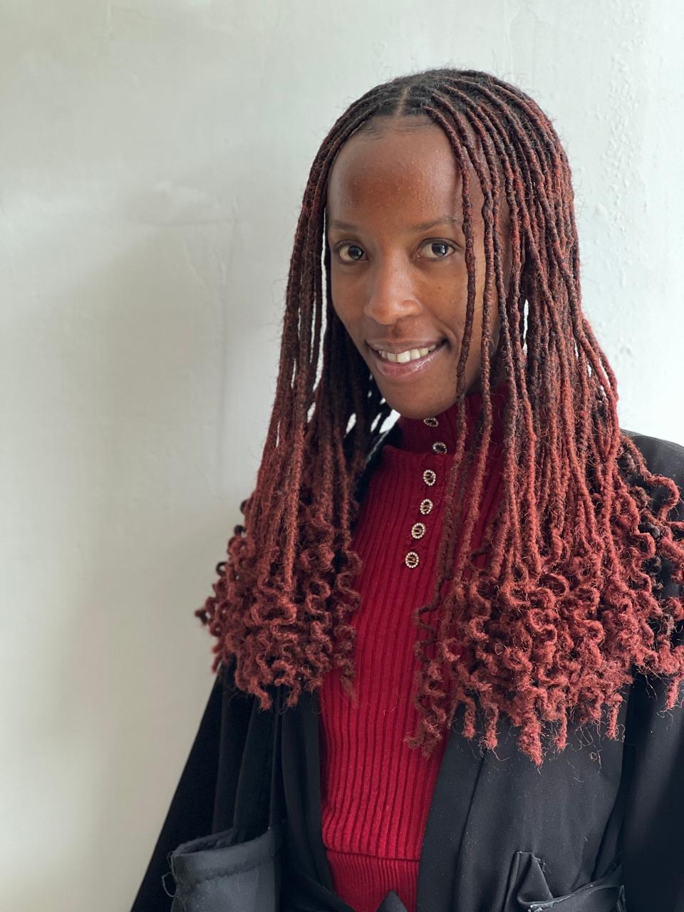 Temporary Sisterlocks style 2 at Locstime254 Nairobi